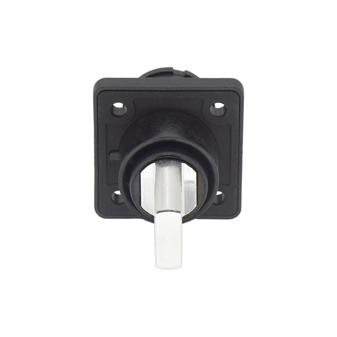 单芯储能连接器350A负极插座 Y键位 黑色 M8通孔